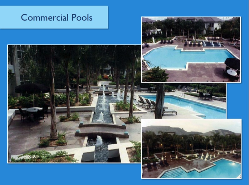 image of commercial pools